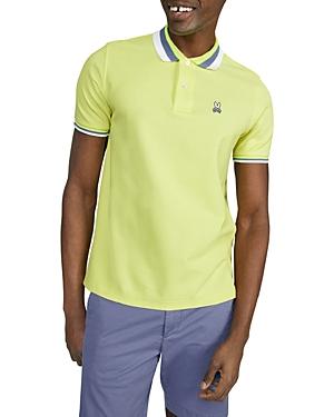 Psycho Bunny Oliver Pima Cotton Neon Tipped Regular Fit Polo Shirt