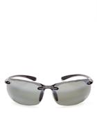 Maui Jim Men's Banyans Polarized Rimless Wraparound Sunglasses, 73mm