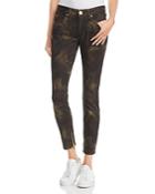 True Religion Jennie Coated Camouflage Skinny Jeans In Rough Turf