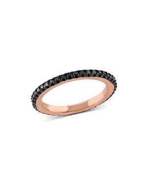 Bloomingdale's Black Diamond Eternity Band In 14k Rose Gold, 0.30 Ct. T.w. - 100% Exclusive