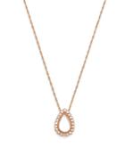 Bloomingdale's Diamond Teardrop Pendant Necklace In 14k Rose Gold, 18 - 100% Exclusive