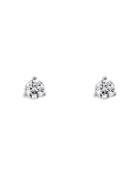 Lightbox Jewelry Lab Grown Diamond Solitaire Stud Earrings In 10k White Gold, 0.2 Ct. T.w.