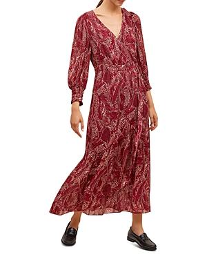 Gerard Darel Jia Paisley Print Wrap Dress