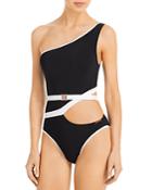 Alexandra Miro Tatiana Asymmetric One Piece Swimsuit