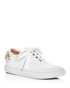 Moschino Logo Charm Lace Up Sneakers