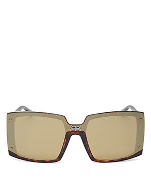 Balenciaga Women's Rimless Square Sunglasses, 162mm