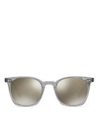 Oliver Peoples L.a. Coen Mirrored Square Sunglasses, 49mm