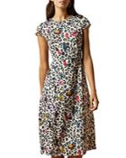 Ted Baker Animal And Floral Print Short-sleeve Dress