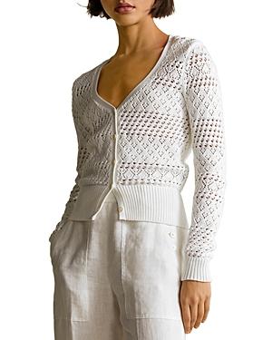 Polo Ralph Lauren Cotton Pointelle Cardigan