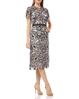 Js Collections Laser-cut Lace Dress
