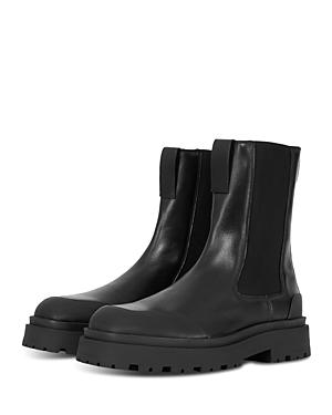 The Kooples High Top Leather Chelsea Boots
