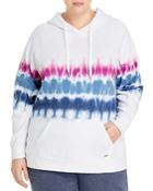 Marc New York Plus Striped Tie Dyed Hoodie