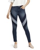 Ella Moss High-rise Striped Skinny Jeans In Sissy