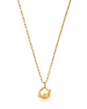 Bloomingdale's Bead Pendant & Rope Chain Necklace In 14k Yellow Gold, 31.5 - 100% Exclusive