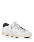 P448 Women's Johnny Snake Embossed Low Top Sneakers