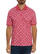 Robert Graham Golf Print Classic Fit Polo Shirt