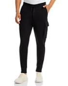 Karl Lagerfeld Paris Fleece Lined Cargo Jogger Pants