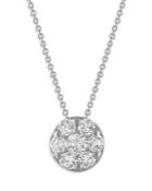 Bloomingdale's Diamond Cluster Pendant Necklace In 14k White Gold, 1.50 Ct. T.w. - 100% Exclusive