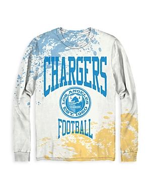 Junk Food Chargers Long Sleeve Tie Dye Crewneck Tee