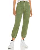 Mother The Wrapper Patch Springy Jeans In Army