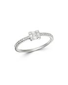 Bloomingdale's Diamond Mosaic Ring In 14k White Gold, 0.20 Ct. T.w. - 100% Exclusive