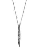 John Hardy Sterling Silver Classic Chain Spear Pendant Necklace, 40