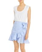 Veronica Beard Addyson Mixed Media Dress