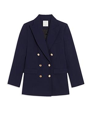 Sandro Stanislas Double Breasted Tailored Jacket