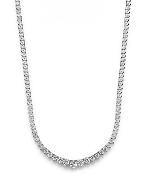 Bloomingdale's Diamond Tennis Necklace In 14k White Gold, 10.4 Ct. T.w. - 100% Exclusive