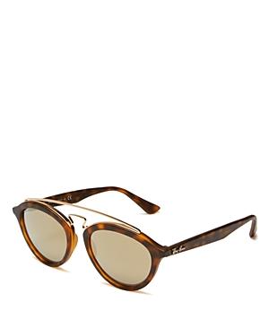 Ray-ban Mirrored Gatsby Cat Eye Sunglasses, 50mm