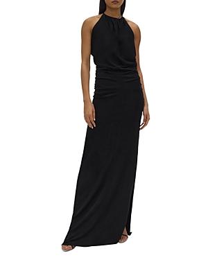 Helmut Lang Halter Corset Maxi Dress