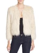 Mother The Boxy Faux Fur Jacket