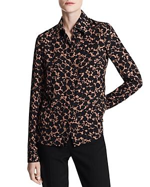 Michael Kors Collection Floral Cashmere Top