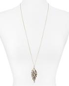 Alexis Bitter Spiked Lattice Pinecone Pendant Necklace, 31