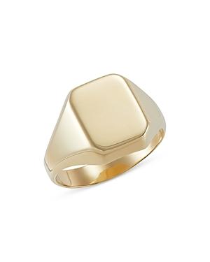 Bloomingdale's Polished Signet Ring In 14k Yellow Gold - 100% Exclusive