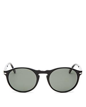 Persol Men's Polarized Round Sunglasses, 54mm