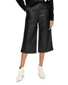 Ted Baker Liivit Faux Leather Cropped Culottes