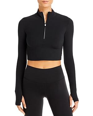 Splits59 Rain Half Zip Cropped Sweatshirt
