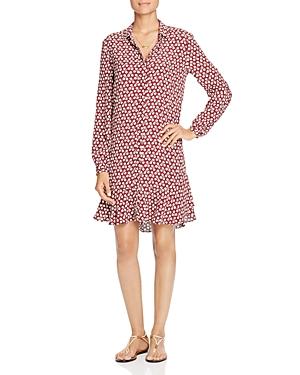 Scotch & Soda Floral Print Shirt Dress