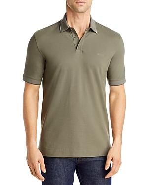 Z Zegna Cotton Blend Tipped Polo Shirt