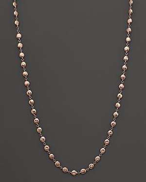 Ippolita Glamazon Rose Flat Hammered Bead Necklace, 17