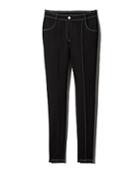 Sandro Bely Contrast-stitched Skinny Pants - 100% Exclusive