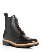 Grenson Men's Fred Leather Brogue Wingtip Boots