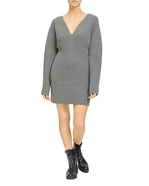 Theory Ribbed Knit Sweater Dress