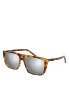 Saint Laurent Flat Top Sl156 Rectangular Sunglasses, 56mm