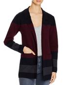 Sioni Color-blocked Open Front Cardigan