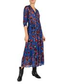 Gerard Darel Solidea Floral-print Wrap Dress