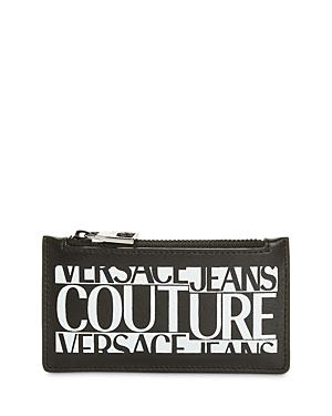 Versace Jeans Couture Nappa Logo Zip Wallet
