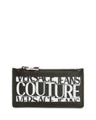 Versace Jeans Couture Nappa Logo Zip Wallet