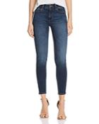 Dl1961 Florence Mid-rise Skinny Ankle Jeans In Write